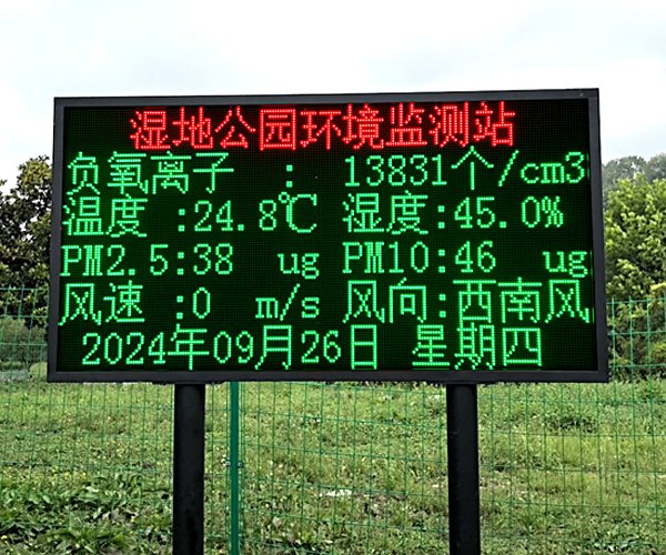 氣象監測指標為什么要添加負氧離子監測